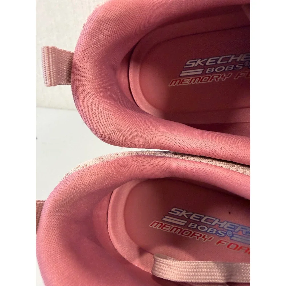 Skechers Women's BOBS Sport B Flex - Quick Pivot Sneaker Size 11 Blush Pink